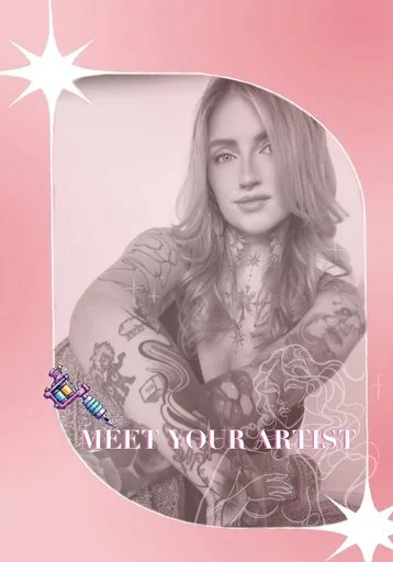 Shayna, de tattoo artist en eigenaar van Venus Ink